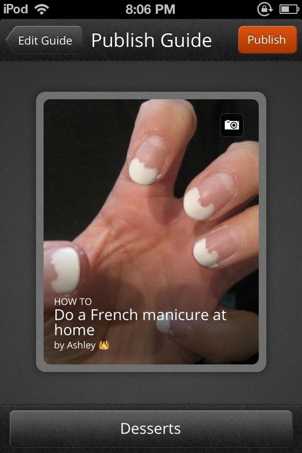 This is an example of a guide that needs...err guidance. The guide name is very boring, and the outcome (cover photo) looks like crap. Who's going to want to refer to this guide?