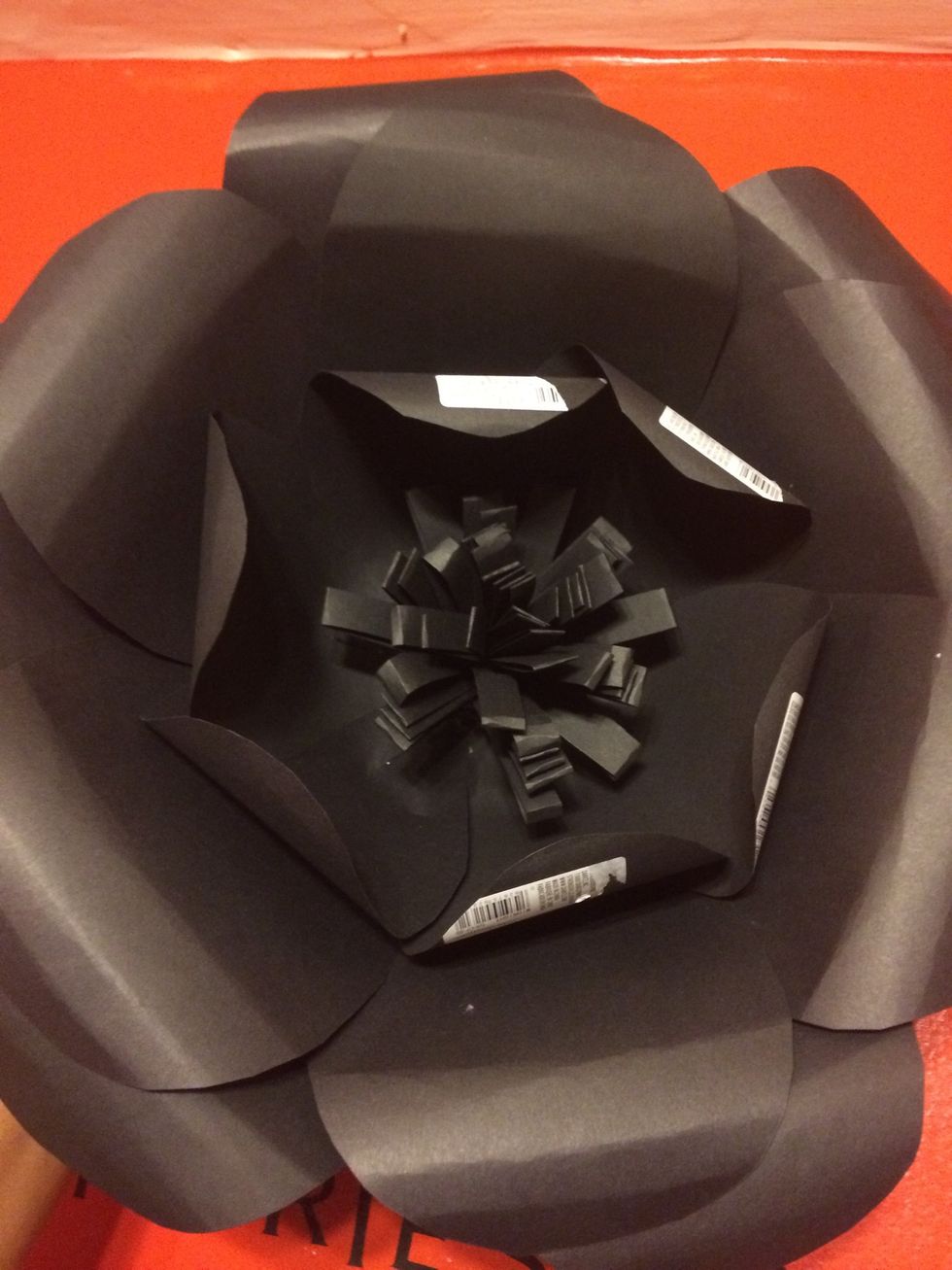 This is an example of the petals being done in the opposite direction