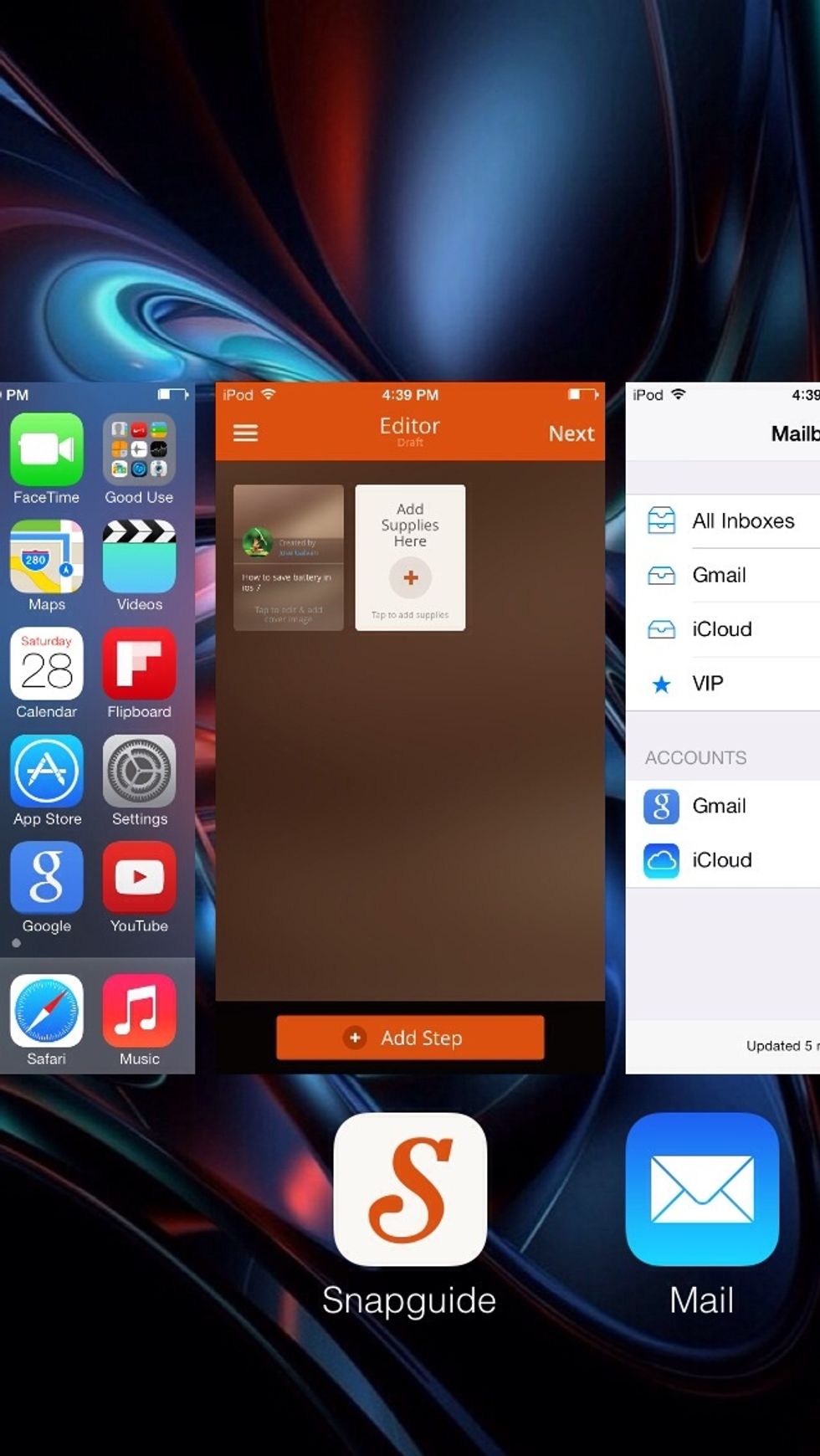 This is an optional thing.I've heard that getting rid of apps on multitasking doesn't really affect battery.I still do it,but this is on you.