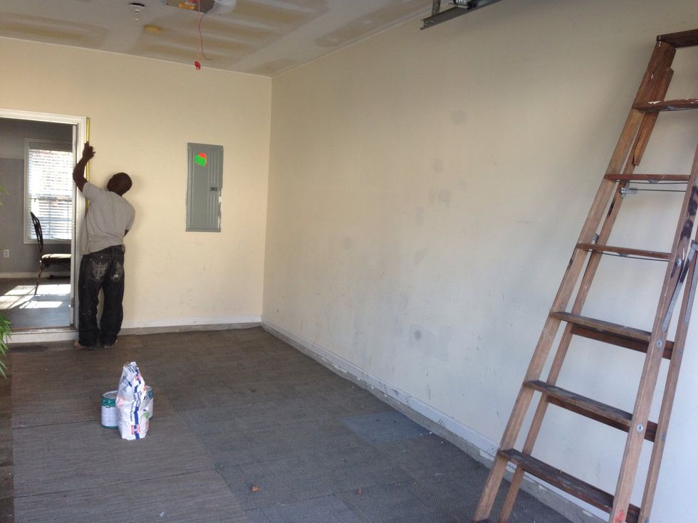 This is before pics of walls