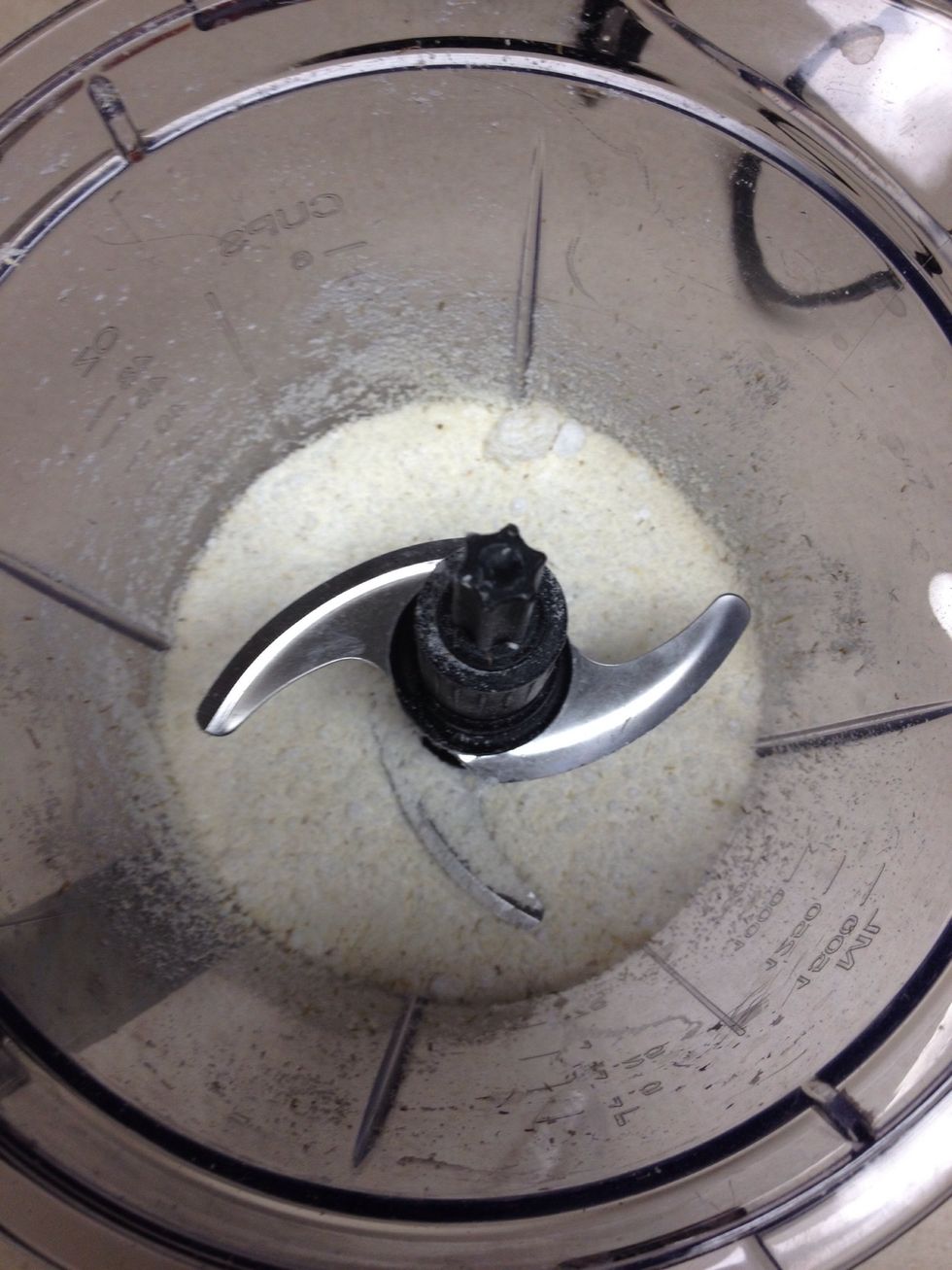 This is before the mixture has been blended