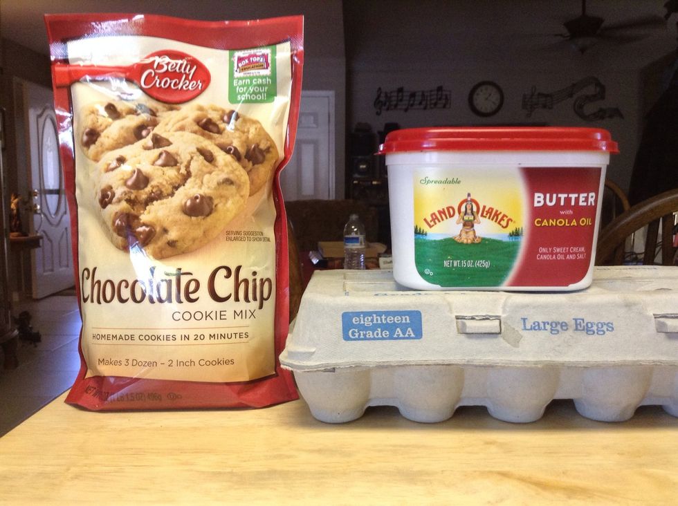 This is everything your going to need to make the dough.