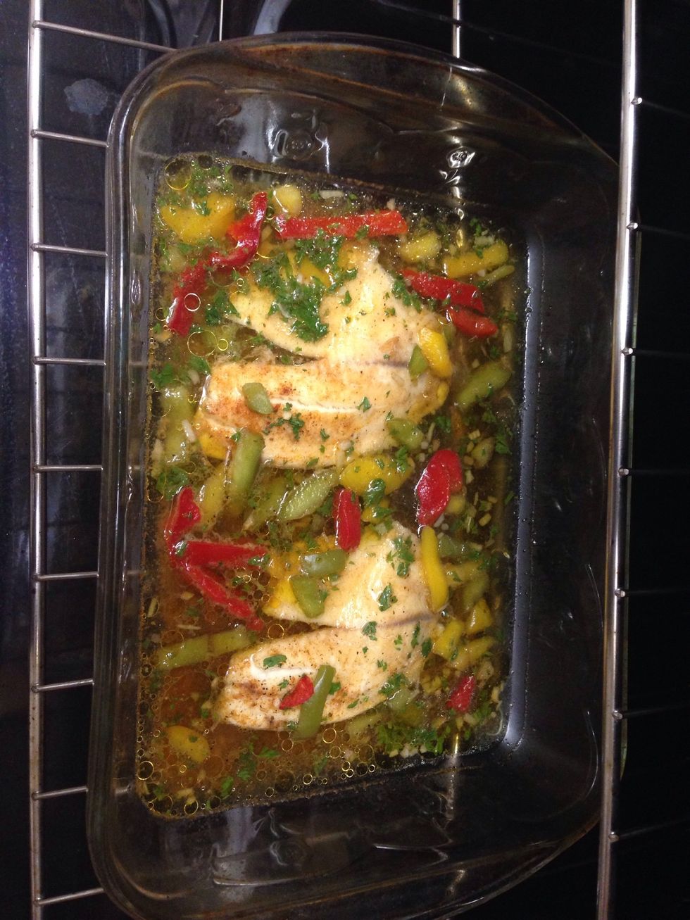 This is finished tilapia