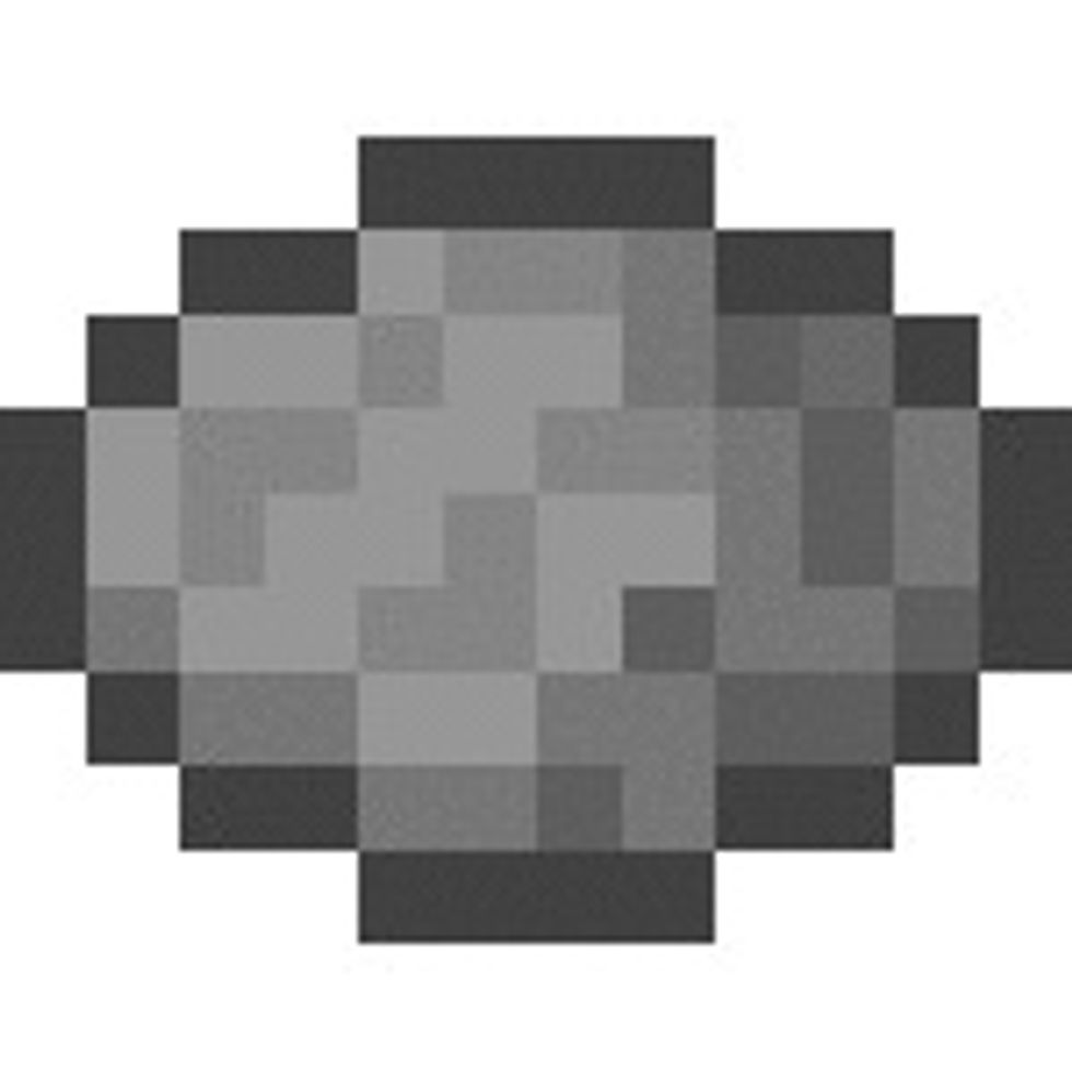 This is Grey Dye and is made by an inc sac and bone meal. Can also be made into a Grey wool block.