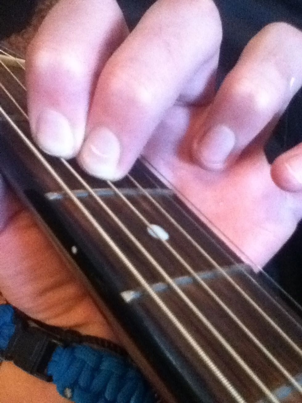 This is how I grab this chord, but you could used middle and ring fingers.