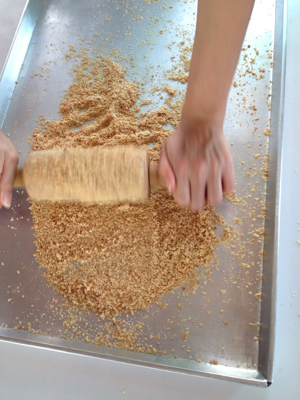 This is how i ground the almonds.