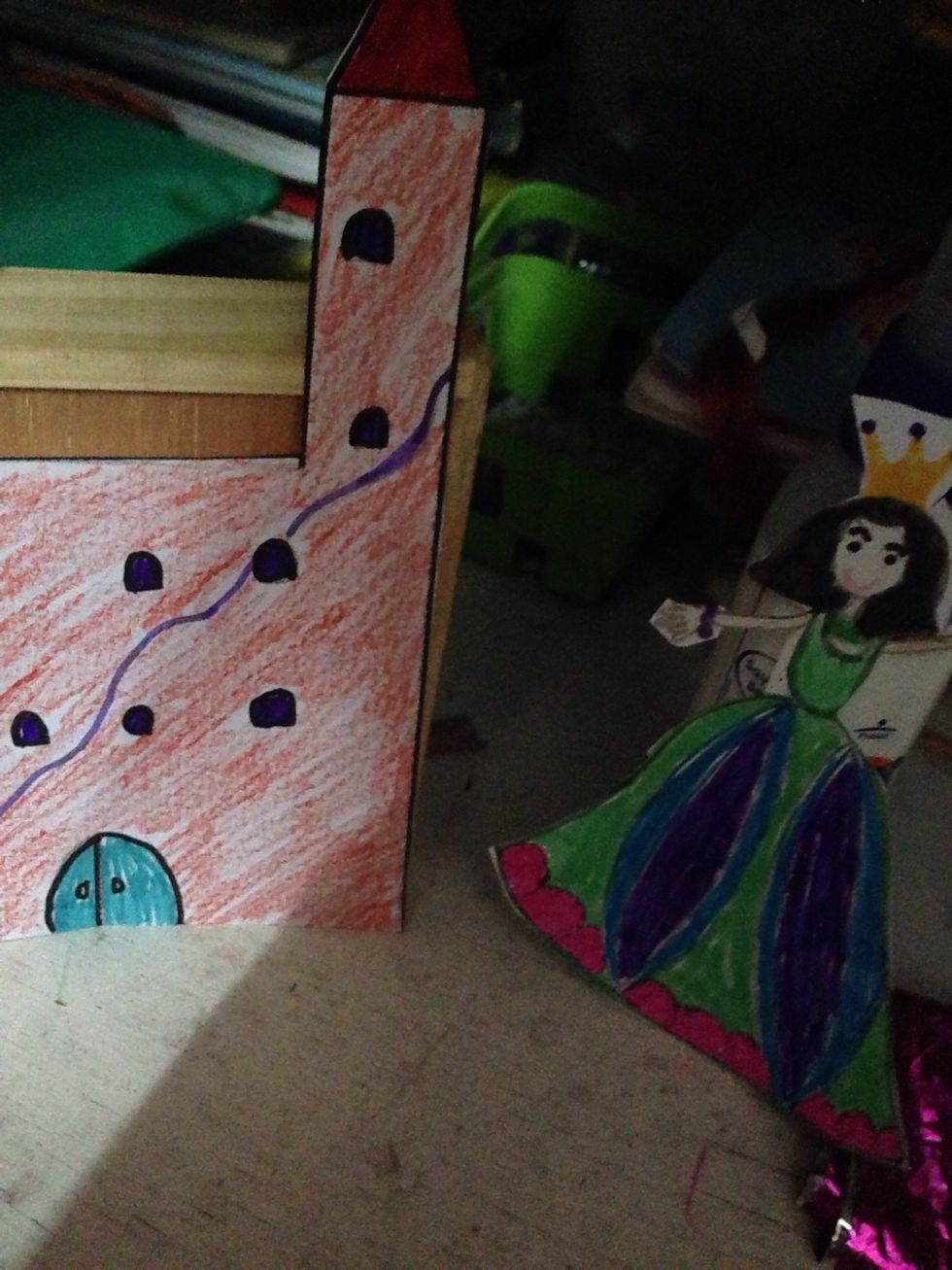 This is how I kept my princess and my sweet little castle !!