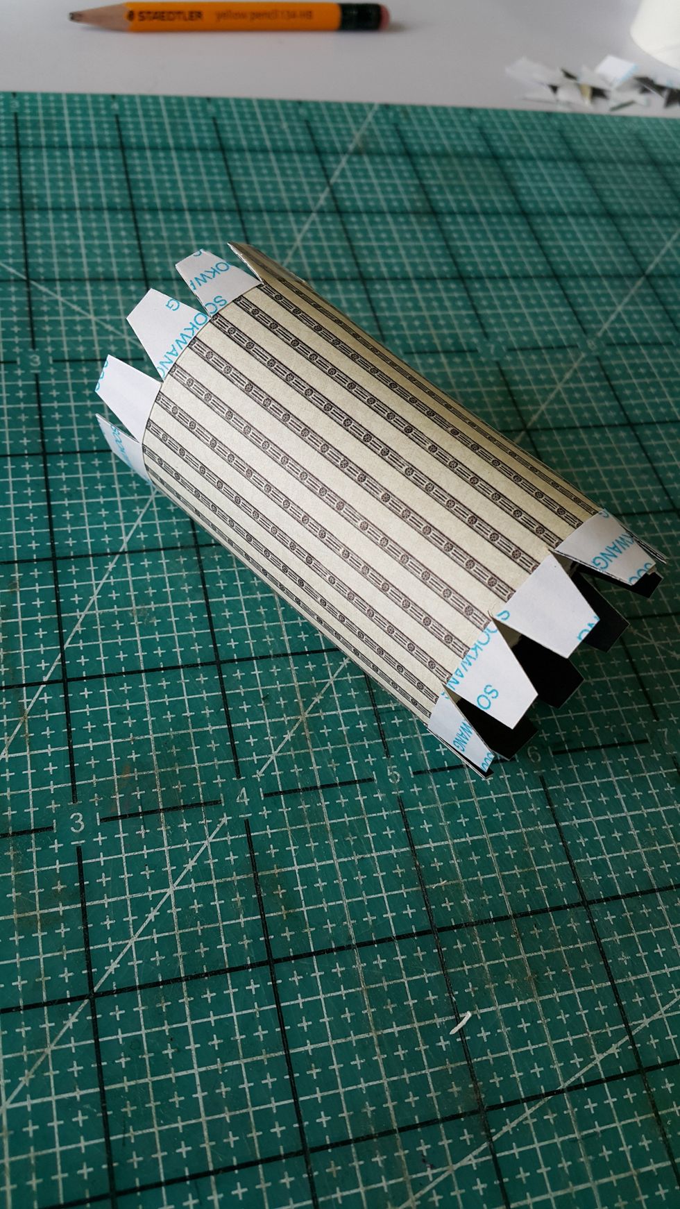 This is how it looks after finishing all the cuts