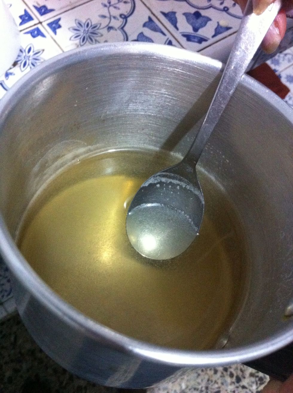 This is how it looks after like 2 min aprox...