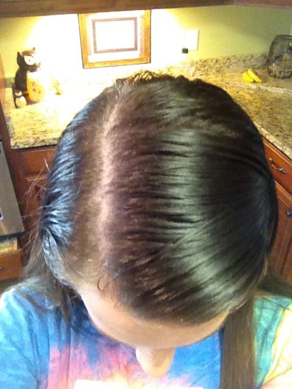 This is how it looks! I know\u2026 it looks GROSS!!
