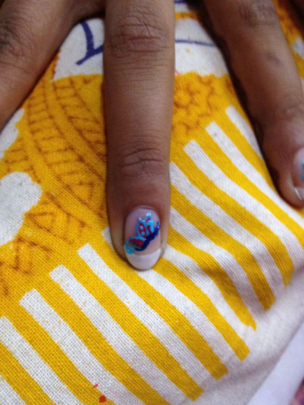 This is how it looks in the end!!