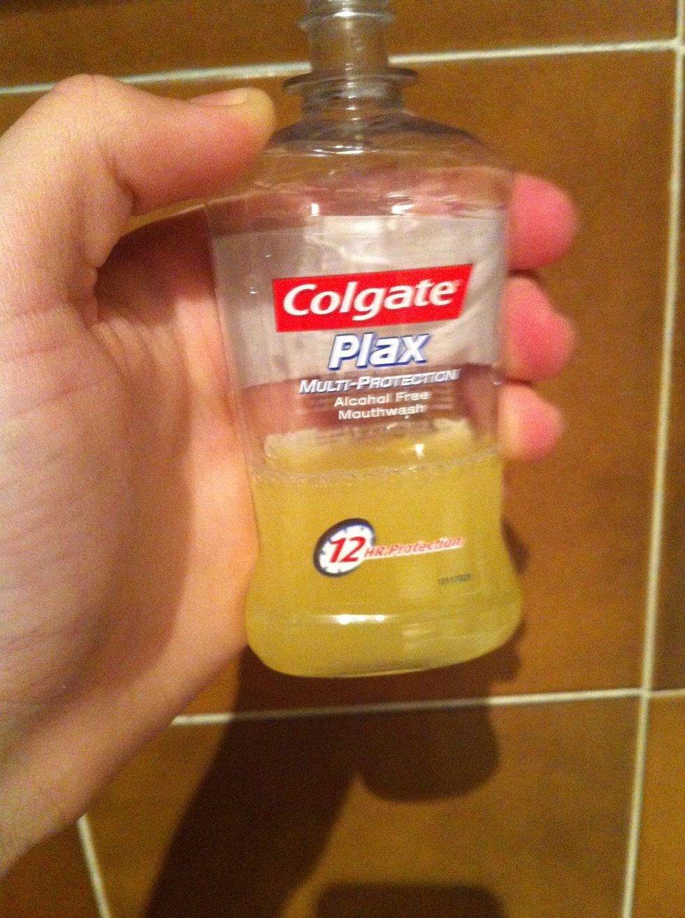 This is how it looks like when you pour it in the bottle It's yellow \ud83d\ude1b