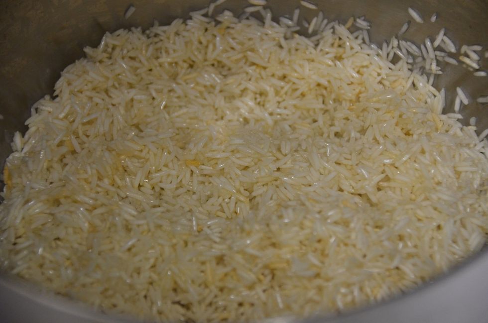 This is how it looks once its saut\u00e9ed .. (Light brown in color)