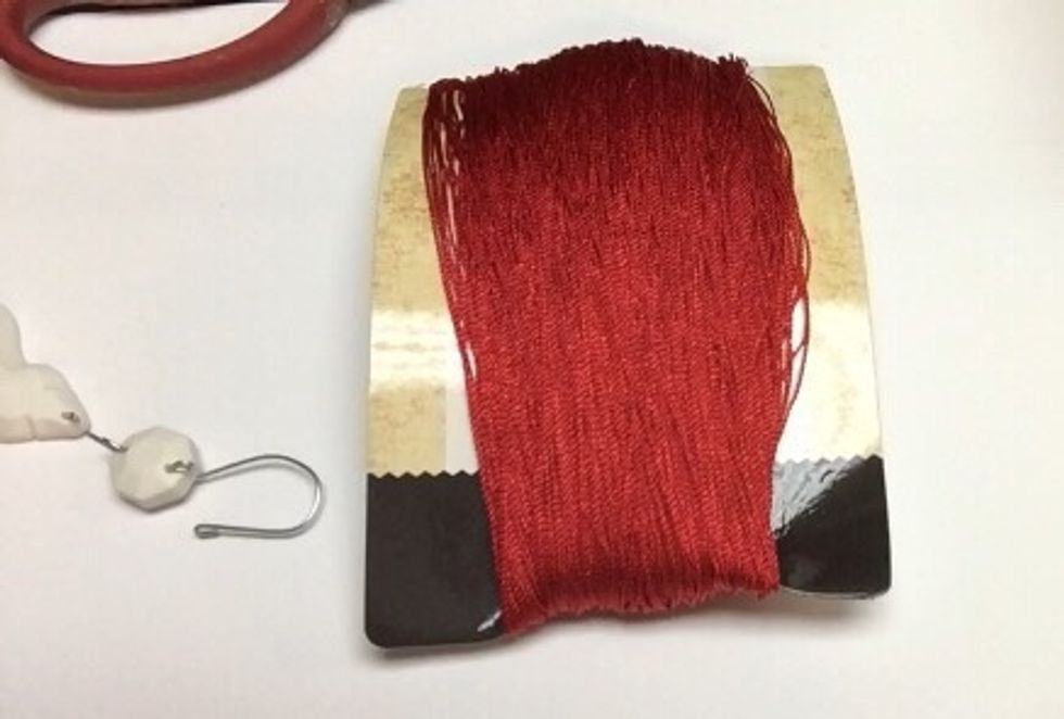 This is how it looks once you're done with the wrapping