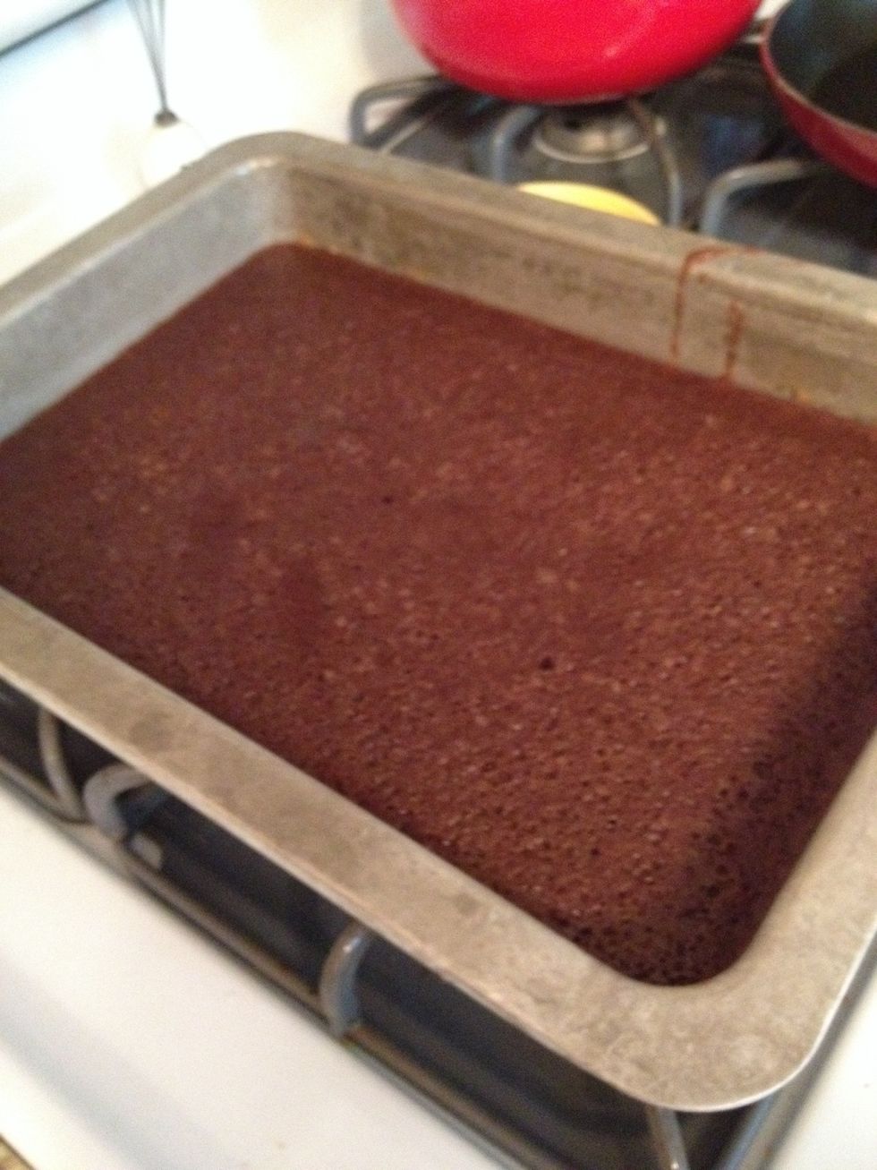 This is how it looks right out of the oven.