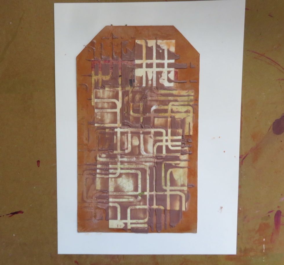 This is how it looks when dry.