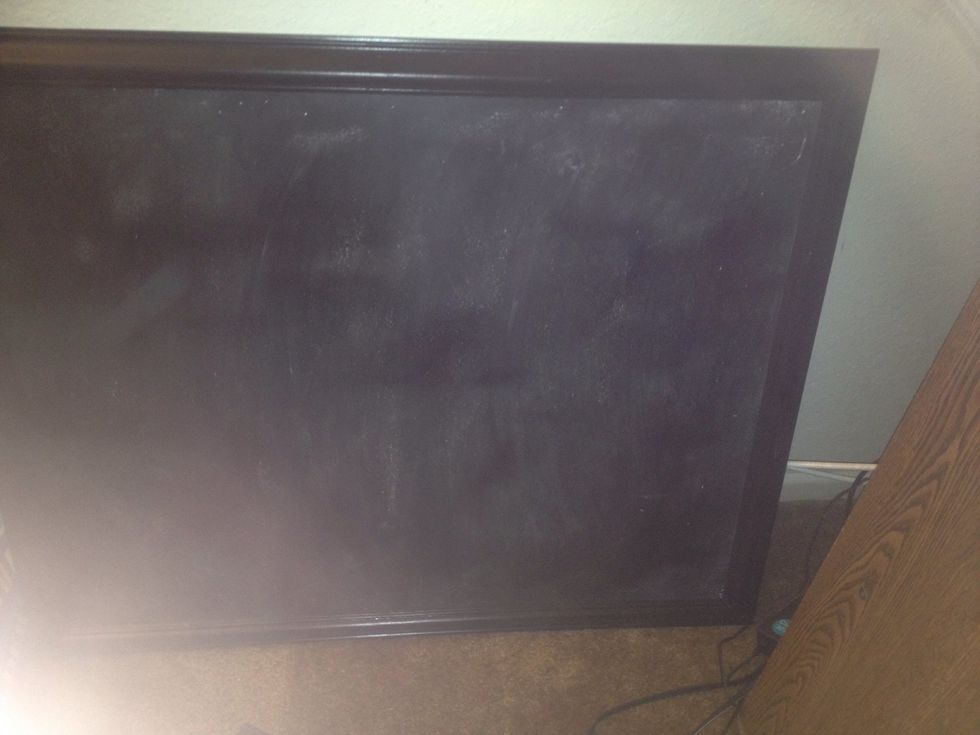 This is how it should look after it's primed w chalk then erased