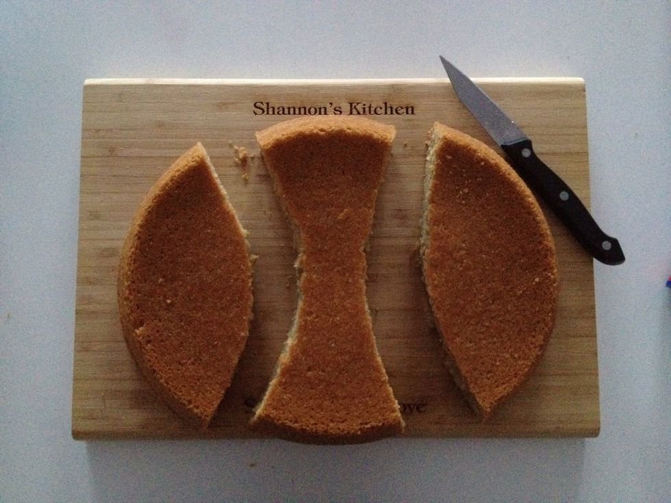 This is how it should look after you cut it!
