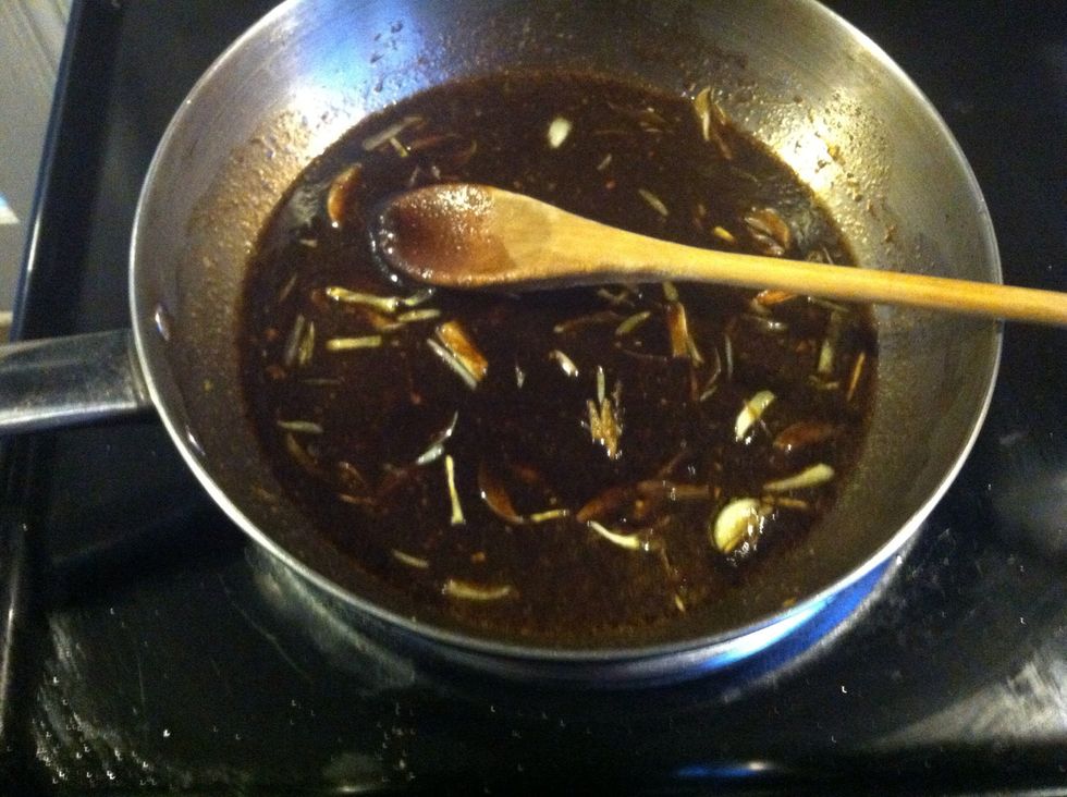 This is how it should look and let it cook until it thickens a little bit.