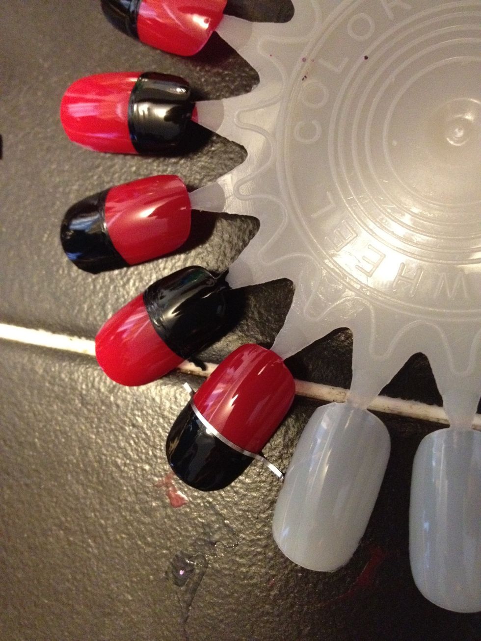 This is how it should look, cut off any pieces hanging from the sides.