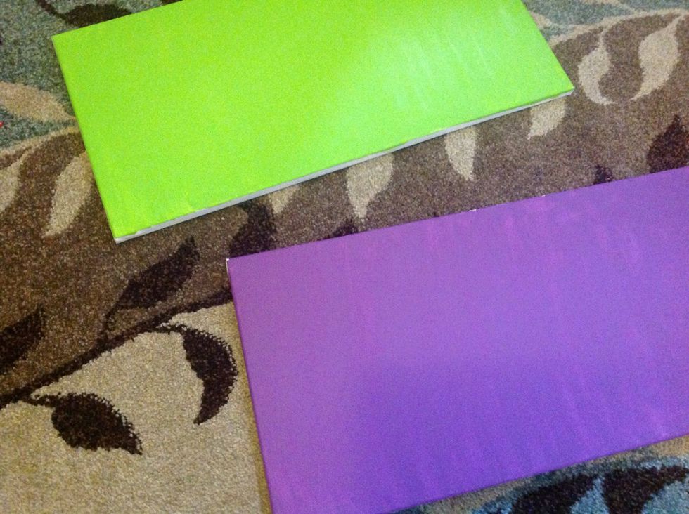 This is how it should look like! Let it dry fully before proceeding to the next step!