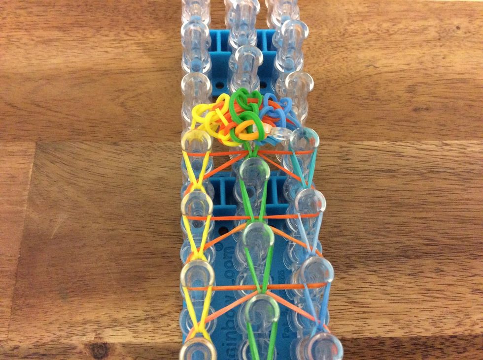 This is how it should look like while you are peeling it off