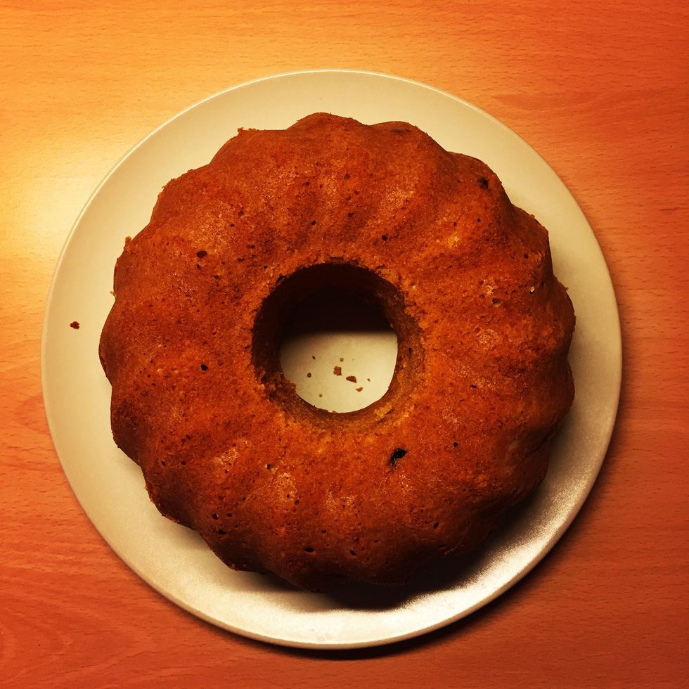 This is how it should look once baked.