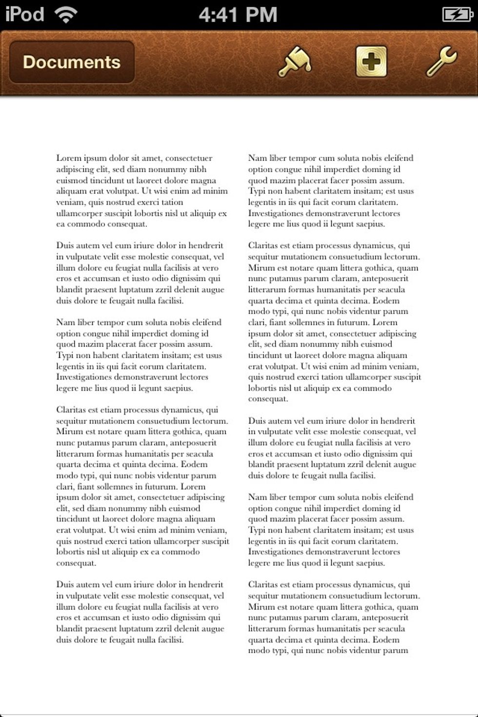 This is how it should look. Tap the GOLDEN WRENCH.