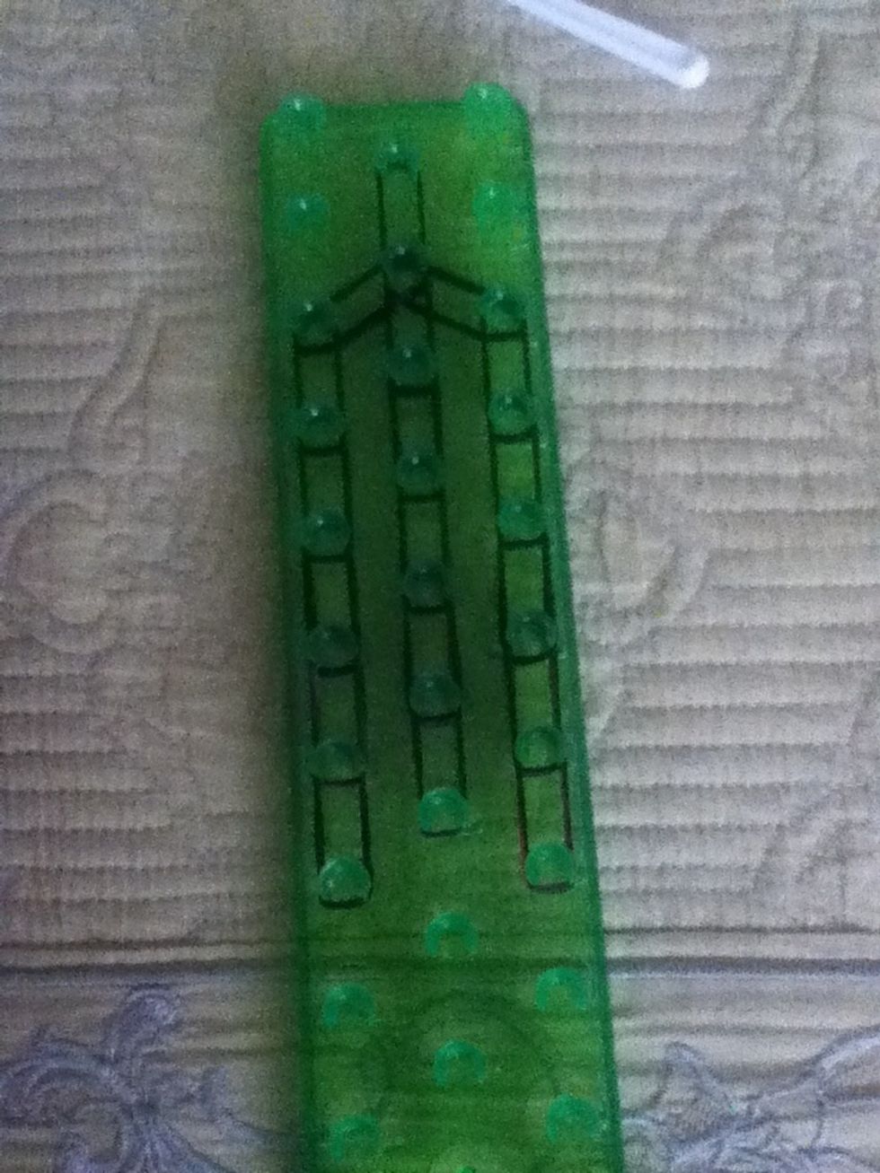 This is how it should look with both of your rows