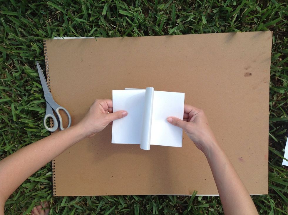 This is how it should start to look as your hands get closer together.