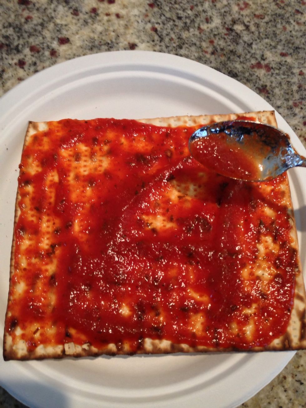 This is how it will look when it's done. Mazel tov... You are now ready to add the cheese.