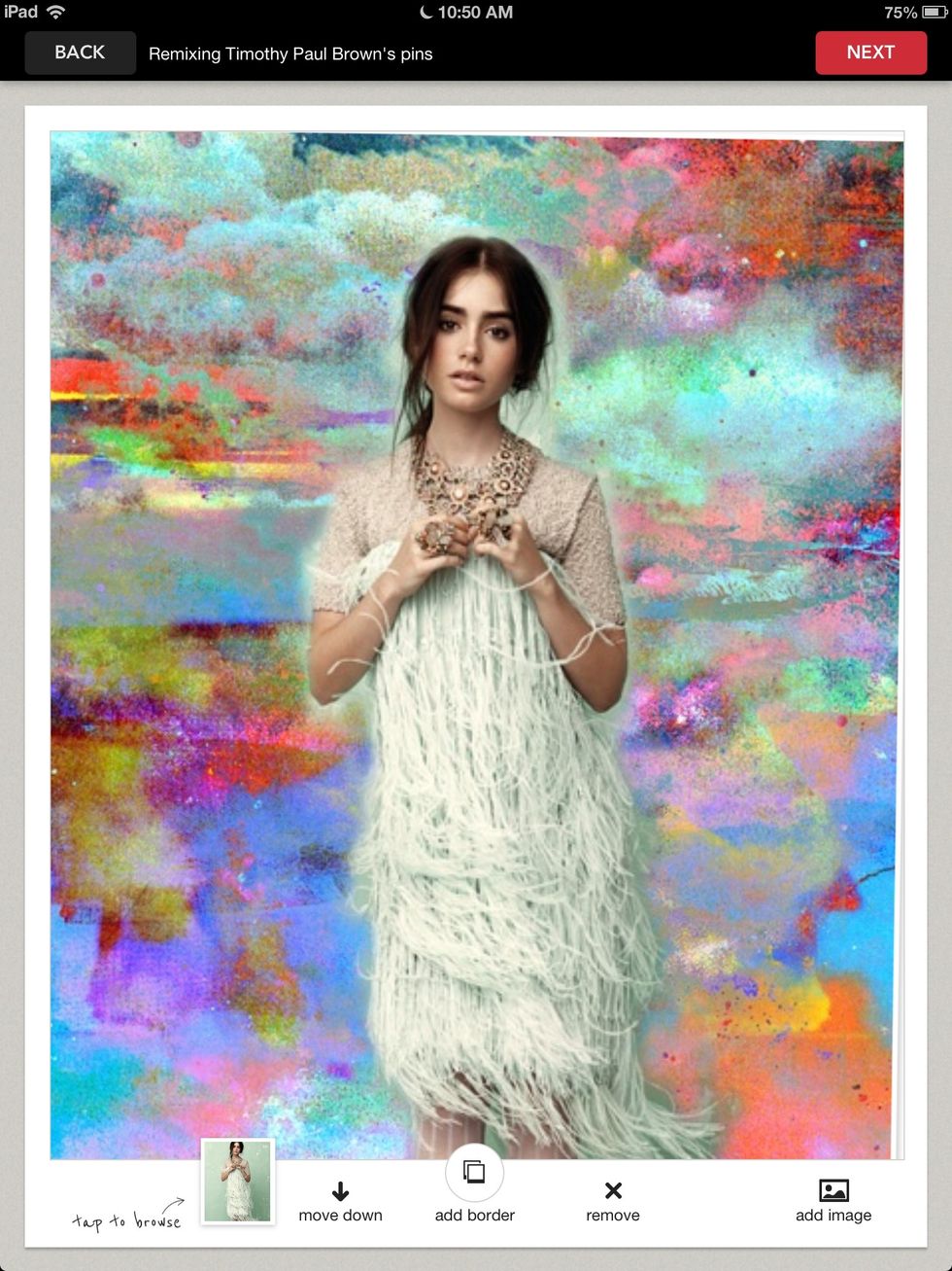 This is how the image will look when the background is removed.