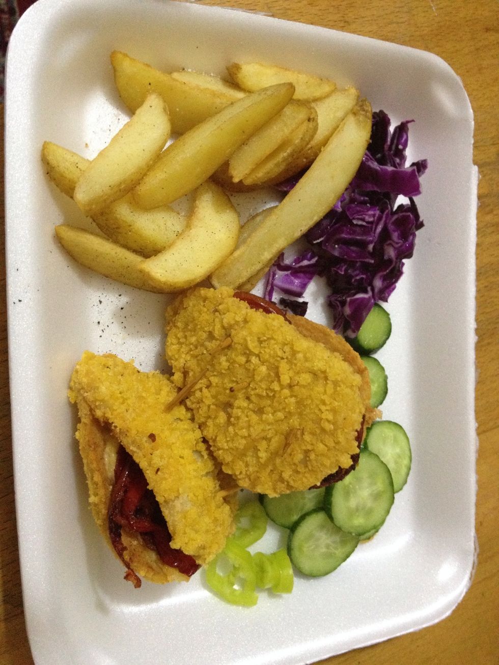 This is how the plate is looks like after all  Enjoy & Bon app\u00e9tit \ud83d\ude0a\ud83d\ude0a\ud83d\ude0a