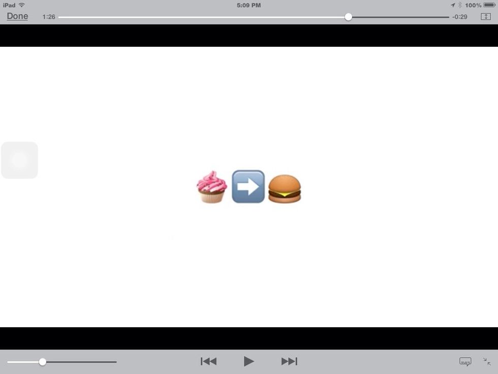 This is how to make a cupcake, into a sandwich.