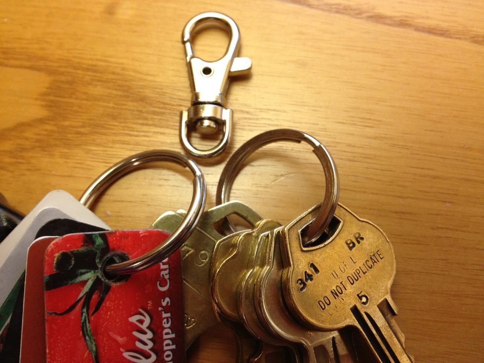 This is how you would assemble them.