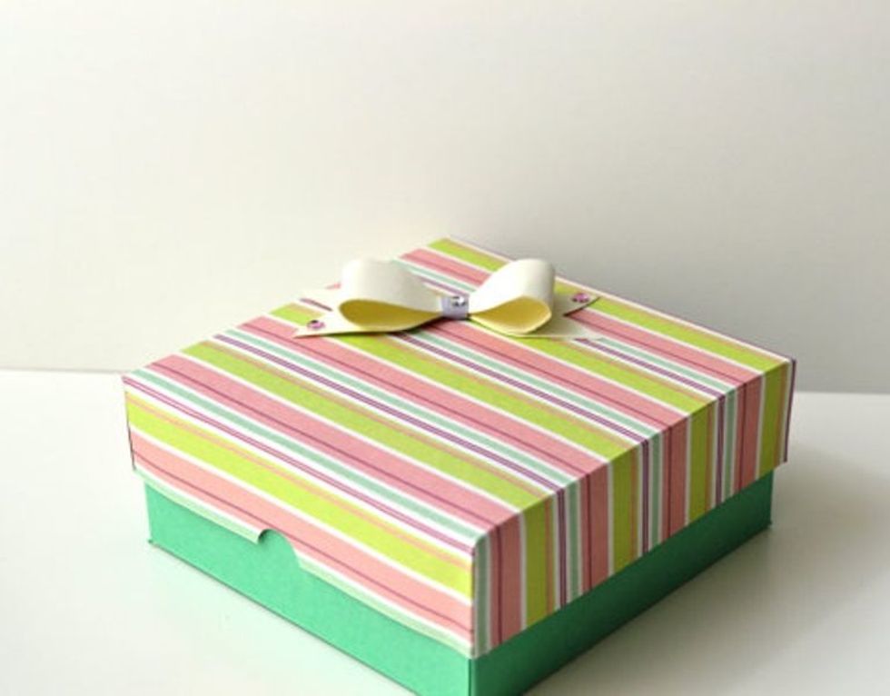 This is it!Now you know how to make a Cute Mother's Day Gift Box .