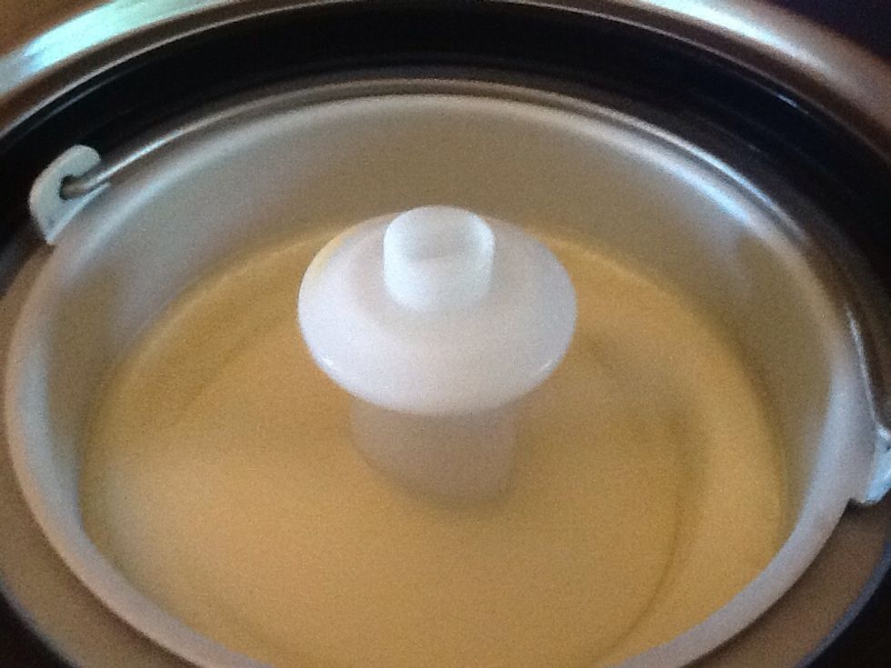 This is liquid and takes about one hour twenty minutes.