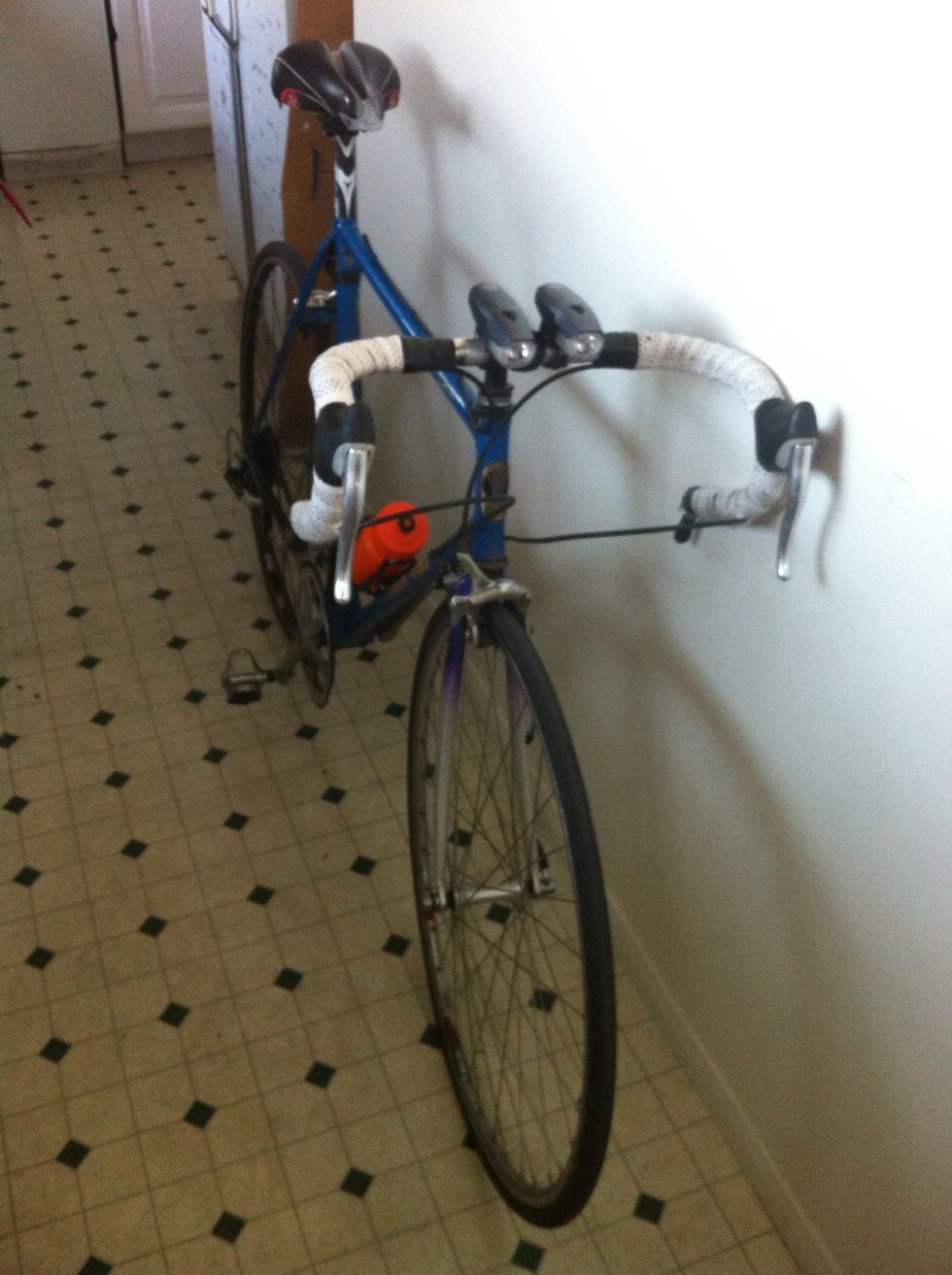 This is my 1984 Trek 460 racing road bicycle. It is a 22" double-butted Tange 1000 steel frame. I have been repairing and upgrading this bike myself. Make sure to select a road bicycle for commuting.