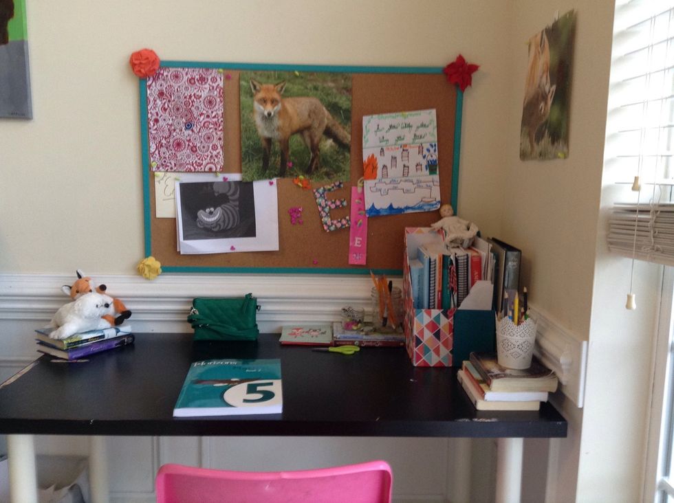 This is my desk before