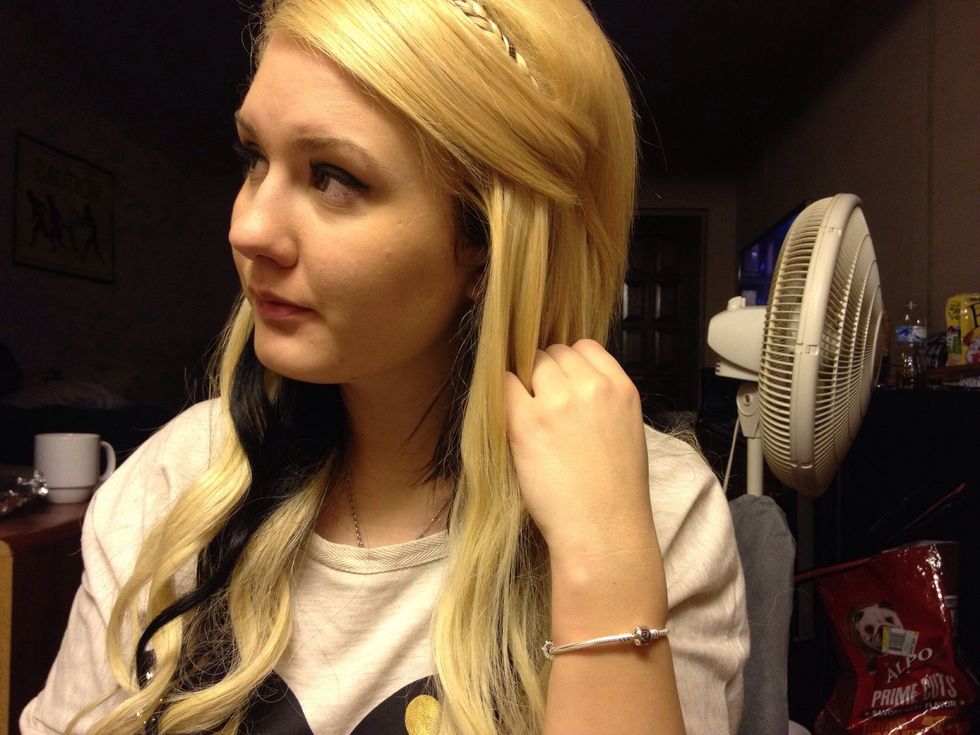 This is my final look. You do not have to do these last pinning steps.