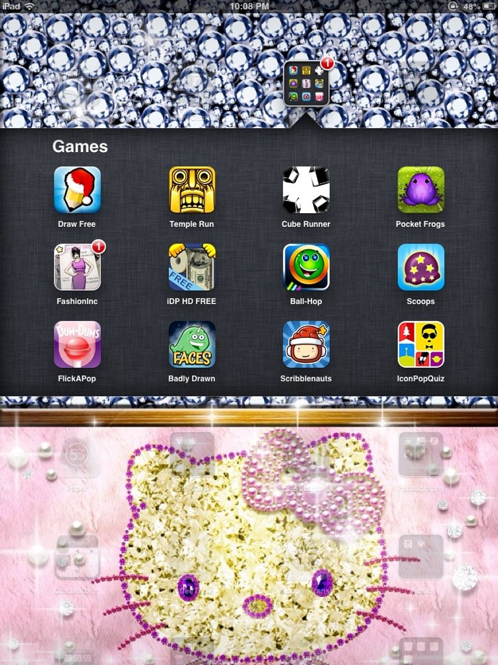 This is my first folder the games folder they are all free except one scribblenaunts. Is .99 cents