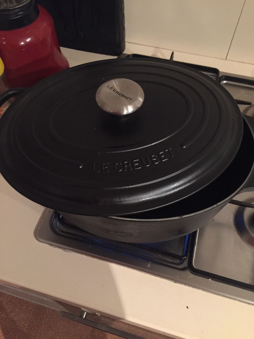 This is my new best friend in the kitchen. Le Creuset