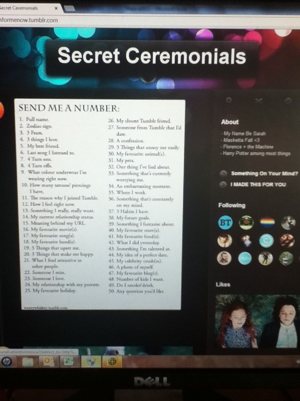 This is my old blog layout