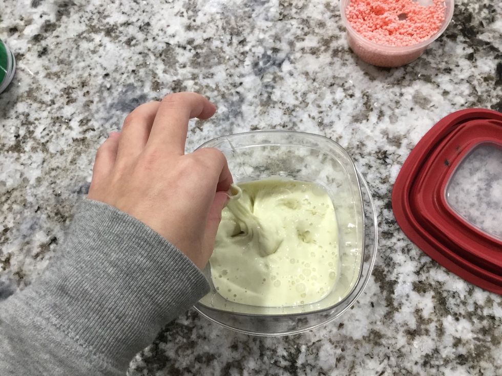 This is my old sticky slime...