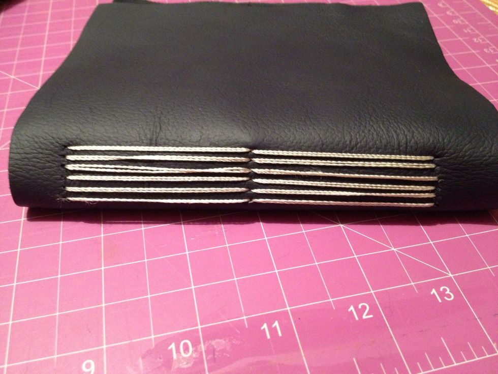 This is my outside stitch. It looks nice and professional.