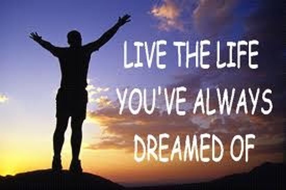 this is my road i made to destiny and now go find your own till you have reached your dreams!