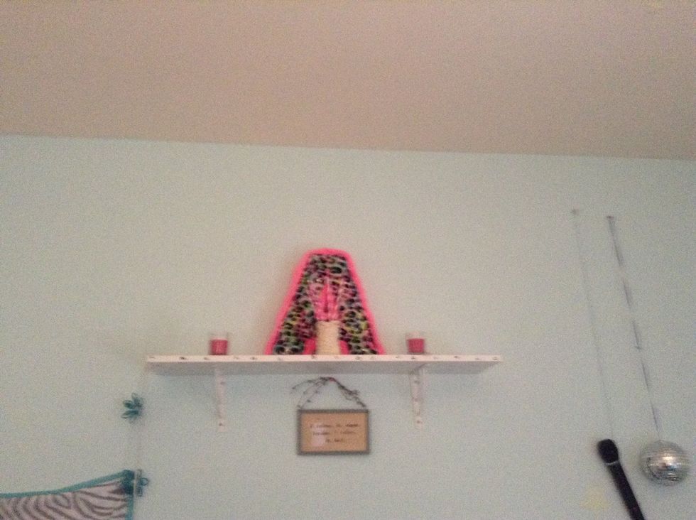 This is my wall feature now