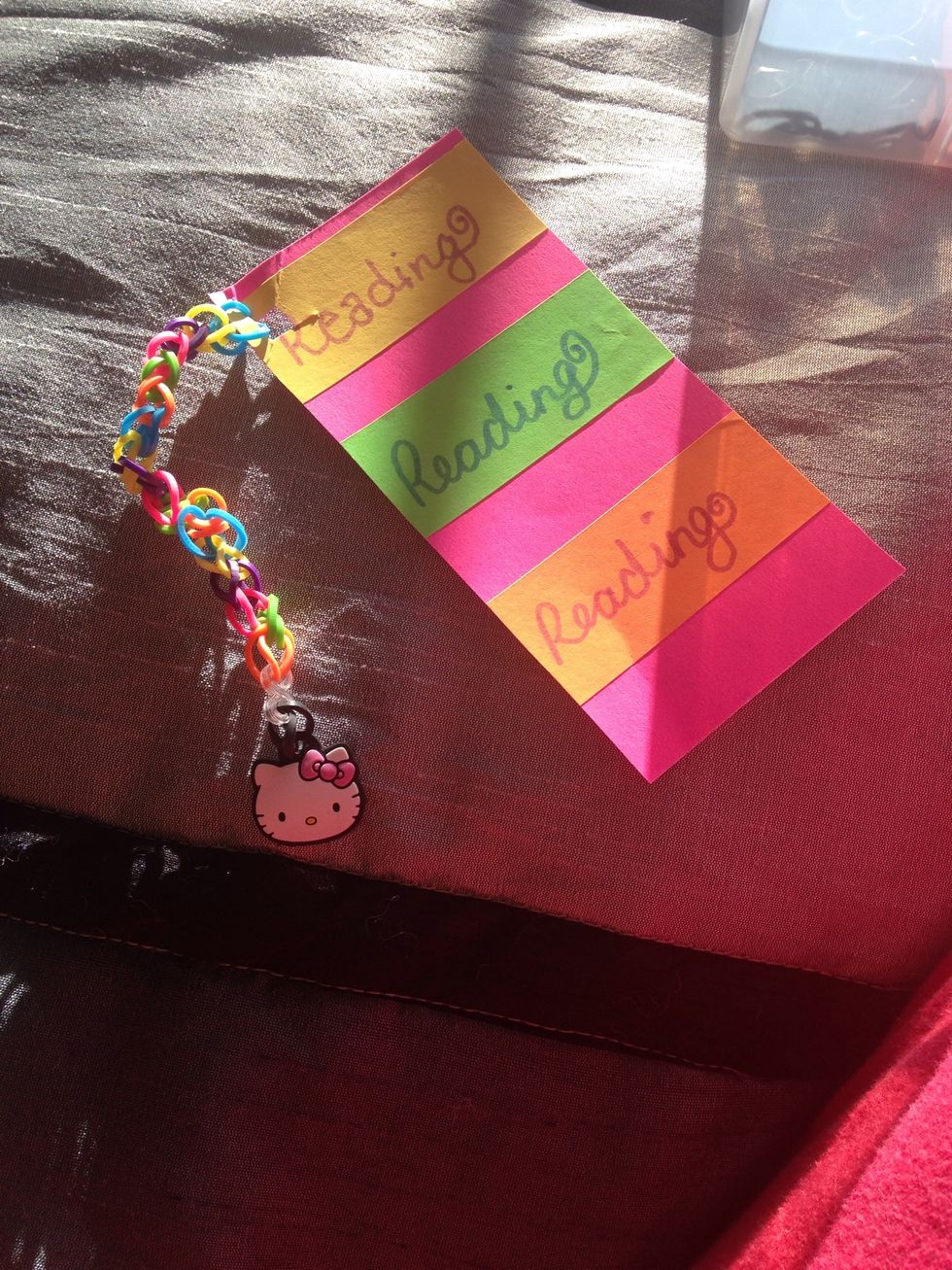 This is optional but you could put a keychain or anything at the end\ud83c\udf37\ud83c\udf38