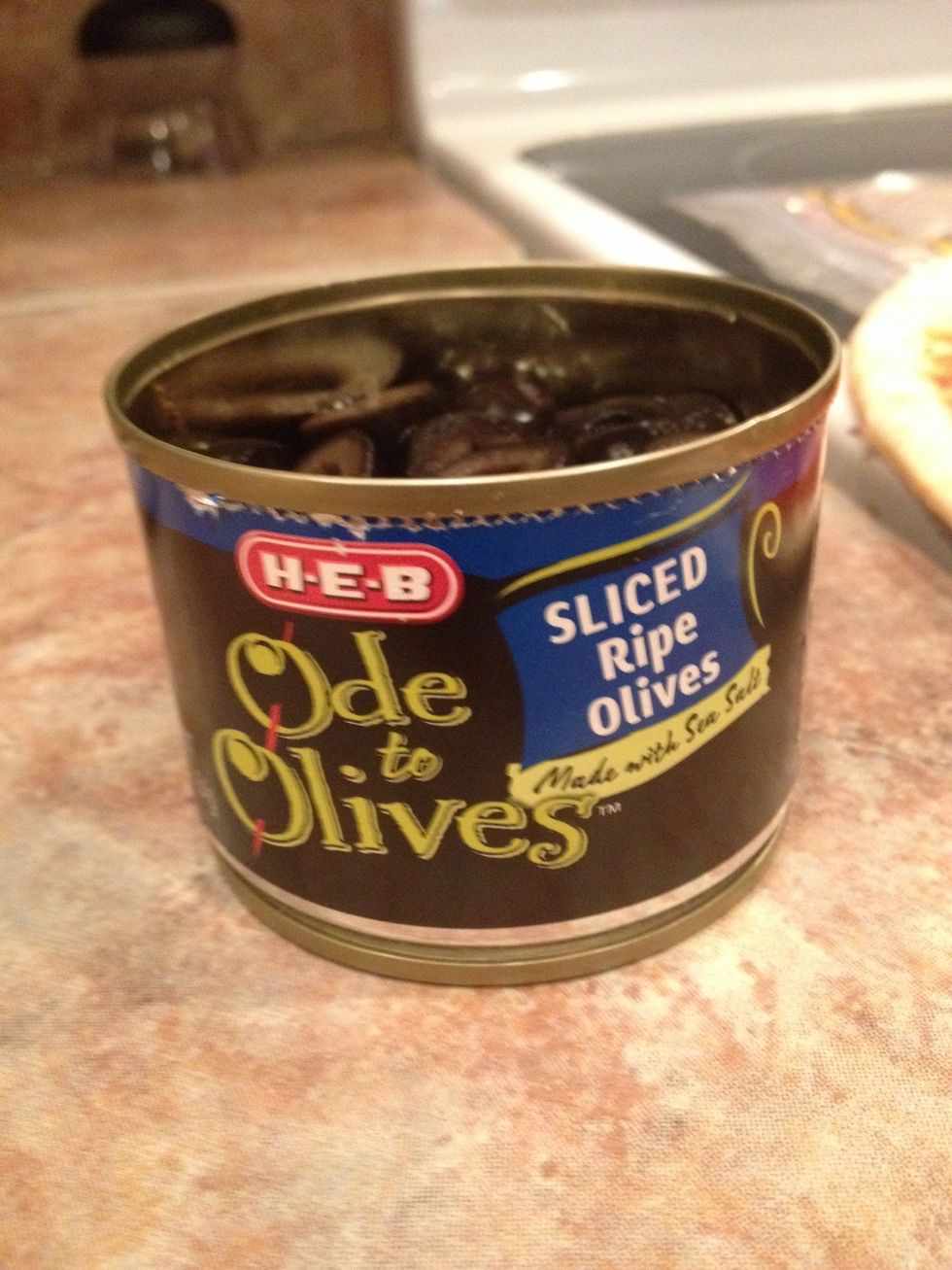 (This is optional) take the olives