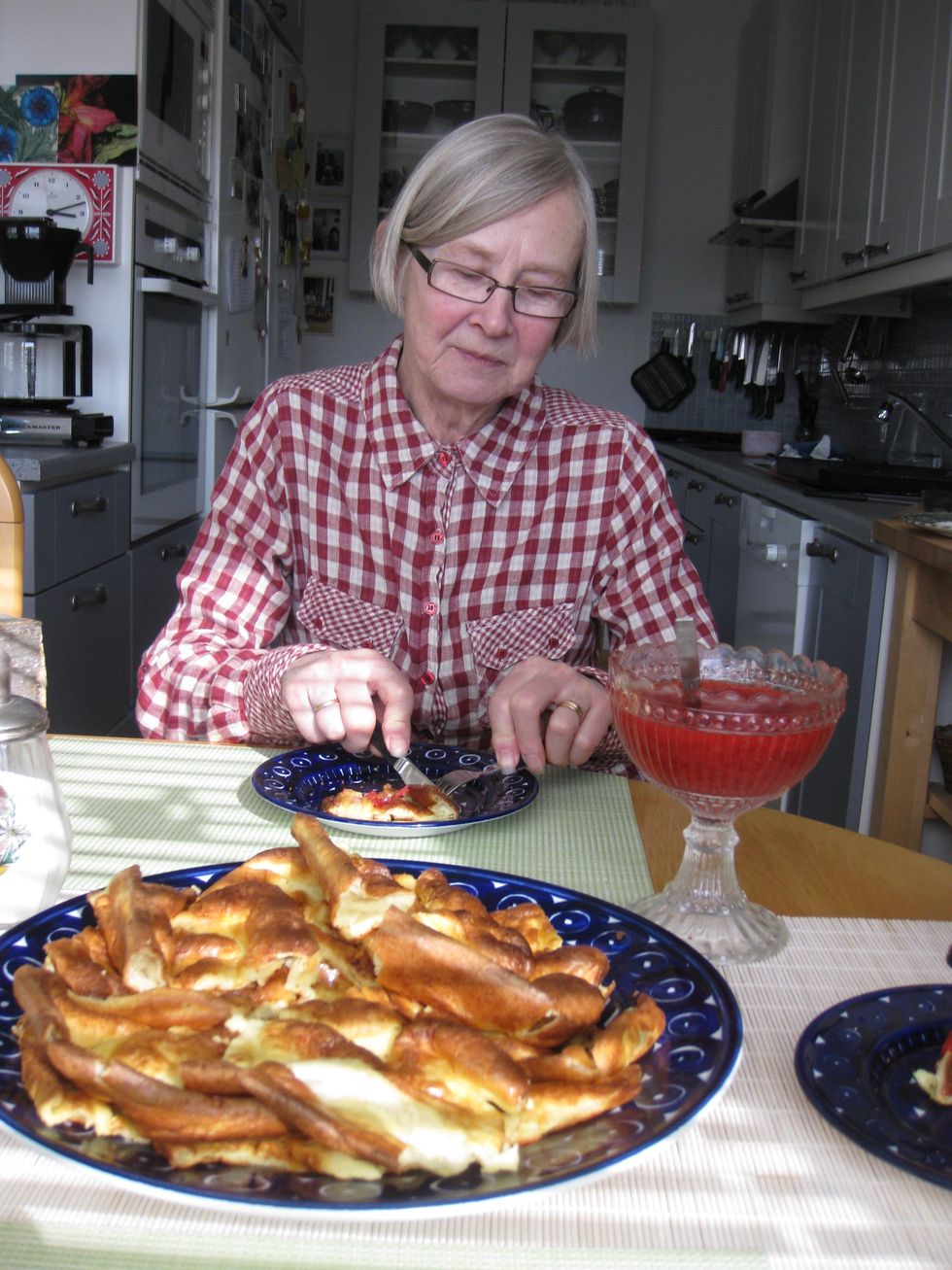 This is our reward for a job well done! I prefer it with just sugar.